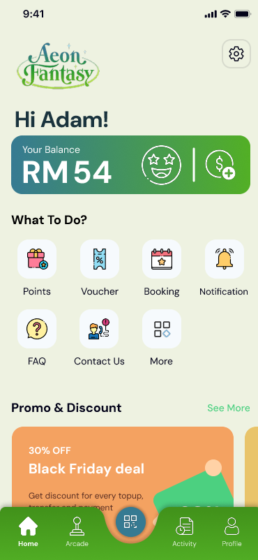 AEON Fantasy App Design