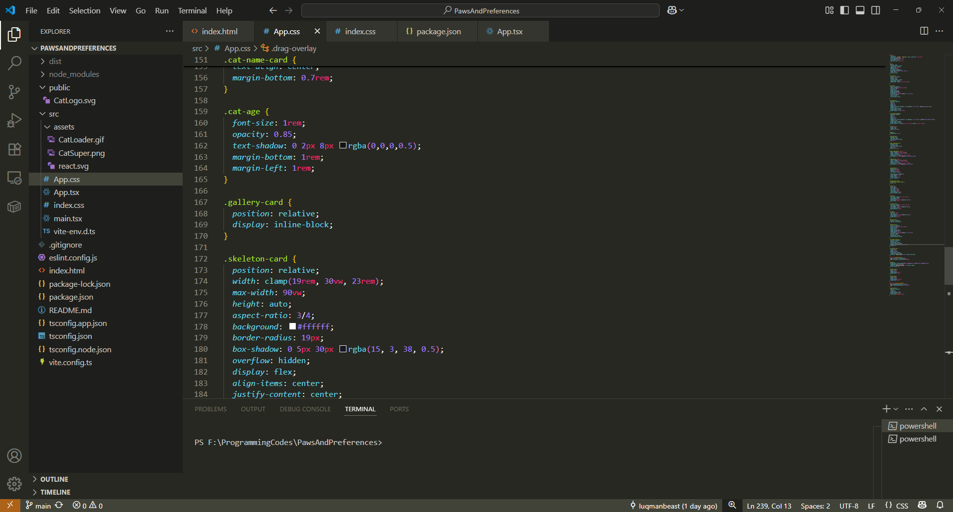 PawsAndPreferences Project Preview 2