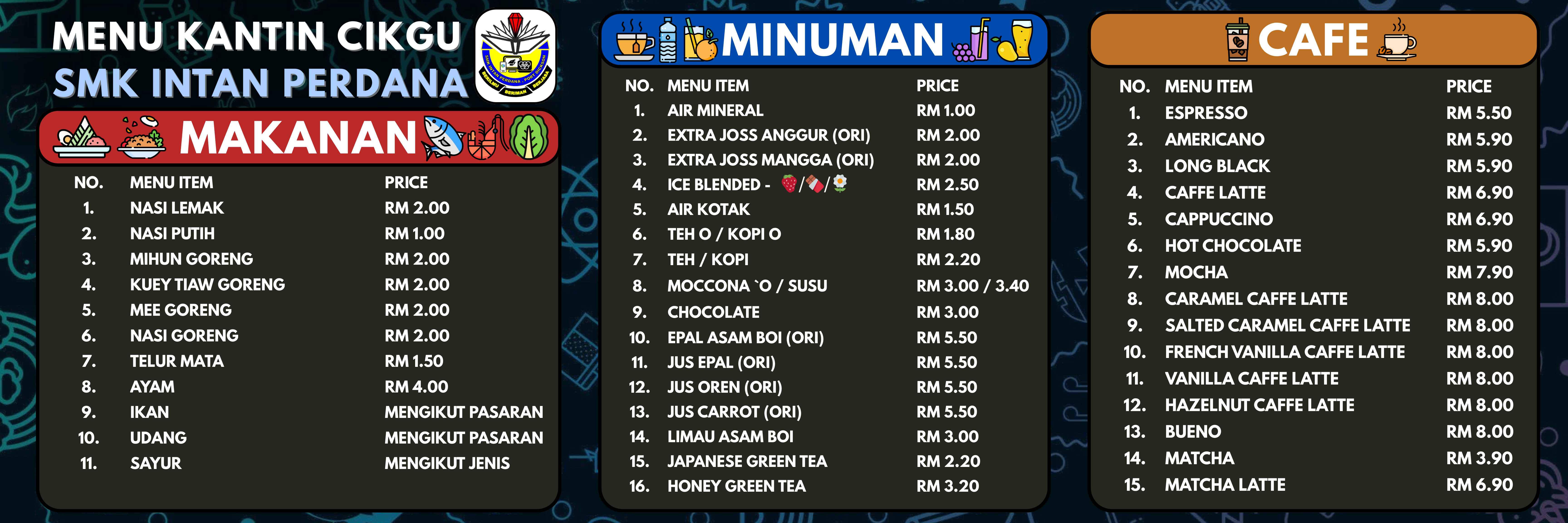 School Menu Preview 2